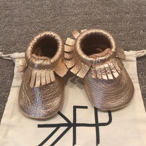 Rose Gold Freshly Picked Moccasins